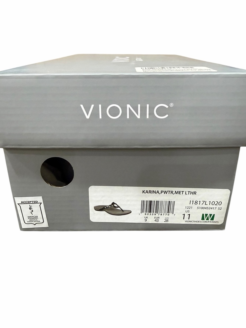 Vionic Women's Rest Karina Thong Sandal- Supportive Slip on Sandals/SIZE: 11 W - Picture 15 of 15